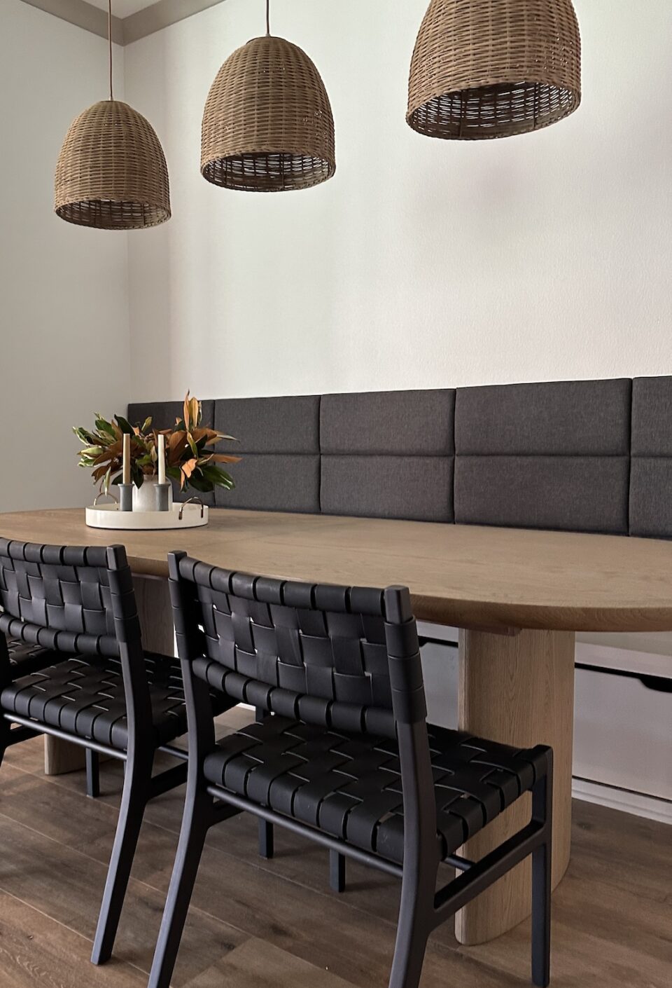 Littlecreek+co Dining Table Detail Upholstered Bench