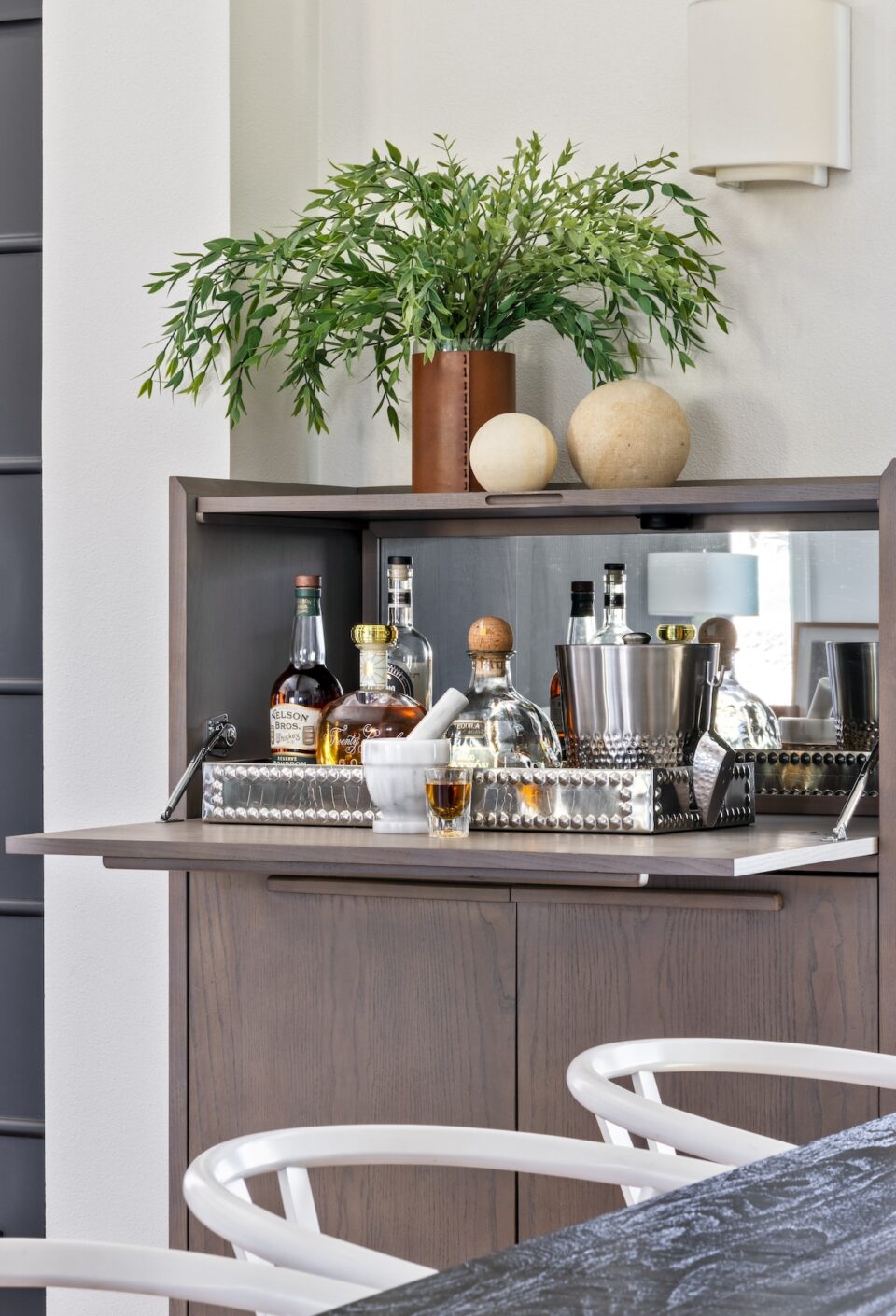 Bar Cart Dining Room Littlecreek+co