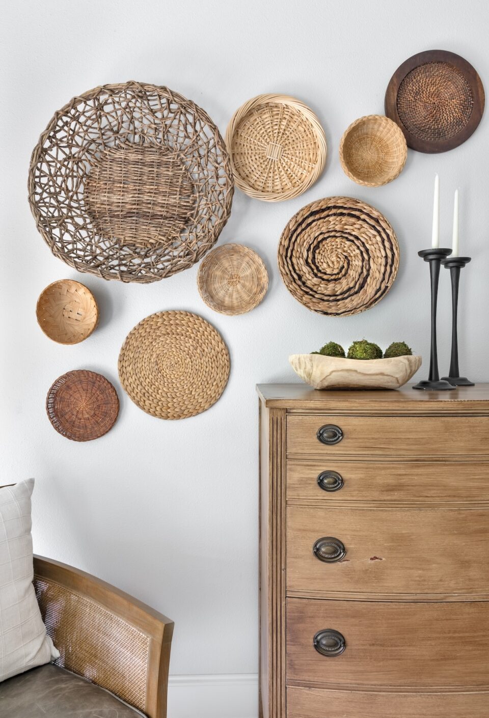 Hanging Baskets Wall Decor Interior Design