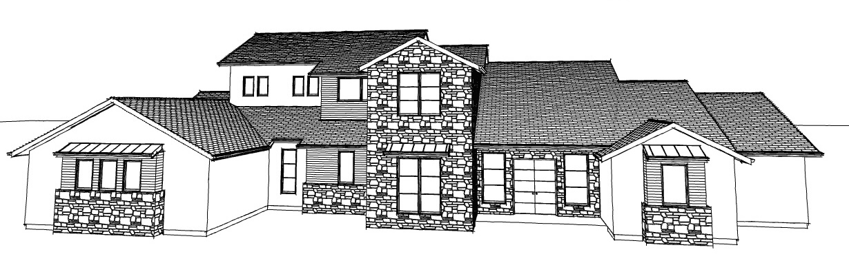 Front Entry Design Before Littlecreek+co Lake Palestine Tx