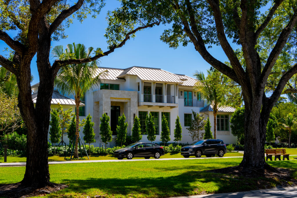 modern luxury home exterior representing upstream planning and intentional residential development